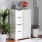 Baxton Studio Bauer Modern and Contemporary White Finished Wood 4-Drawer Bathroom Storage Cabinet 182-11334-Zoro - alternate 10